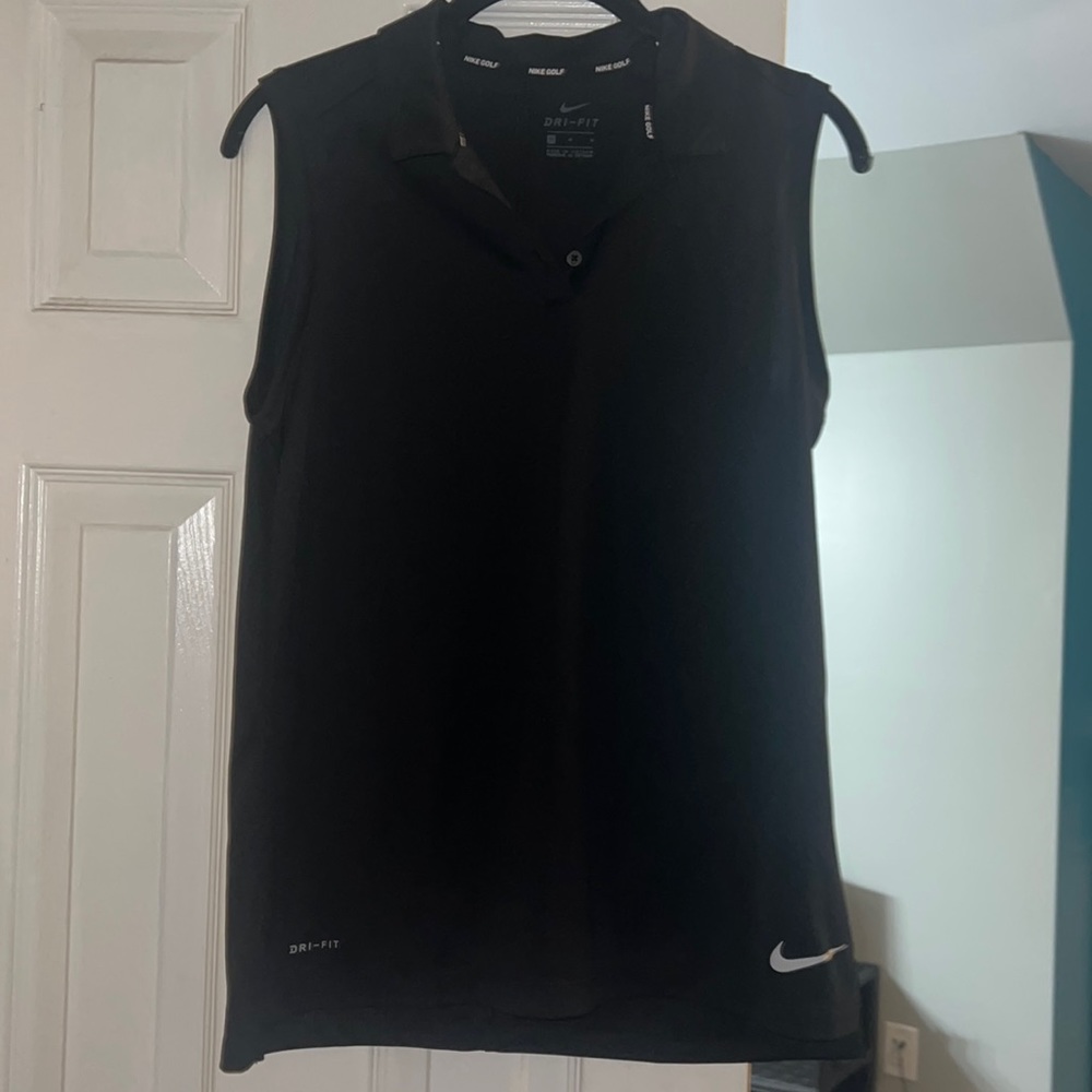 Nike Golf black dri-fit tank top